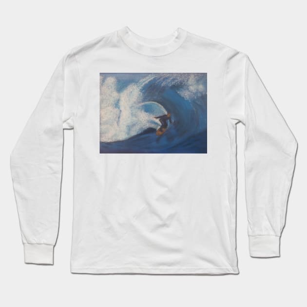 Surfer Long Sleeve T-Shirt by Daranem